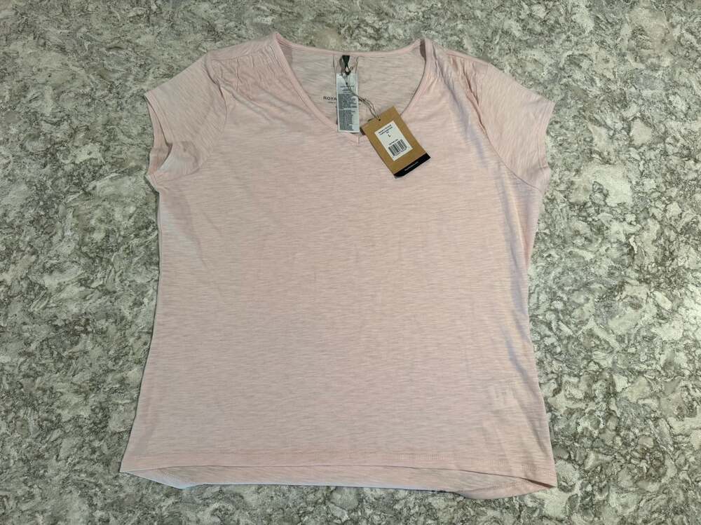 Royal Robbins Women's Y611013S Featherweight Slub Tee Pale Lilac Size L
